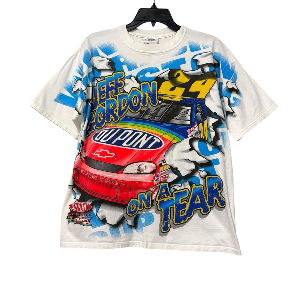Vintage Chase Authentic Medium Jeff Gordon‎ NASCAR TShirt HIPHOP A$AP ROCKY 90s